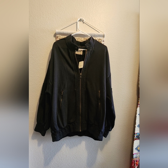 Free People "Lou" Moto jacket NWT - Picture 4 of 7